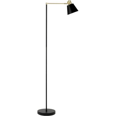 Lampe sur pied métal  style industriel finition dorée mate RECOLLECTION