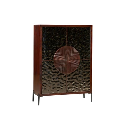 Buffet haut en bois de manguier et en métal NAYELI MADE IN MEUBLES 