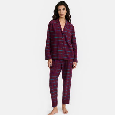 Pyjama 2 pièces en flanelle, à carreaux LA REDOUTE COLLECTIONS