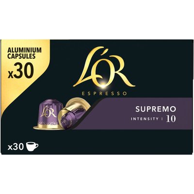 Capsules Espresso SUPREMO x30 156g L'OR