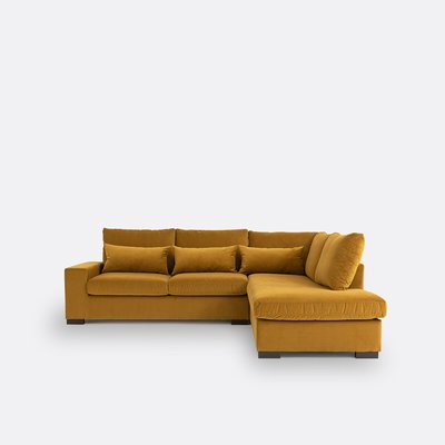 Canapé d’angle velours, Bultex, Odessa LA REDOUTE INTERIEURS