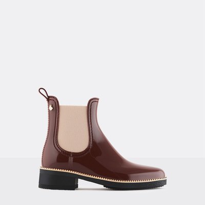 Boots en caoutchouc à talon vegan JULES LEMON JELLY