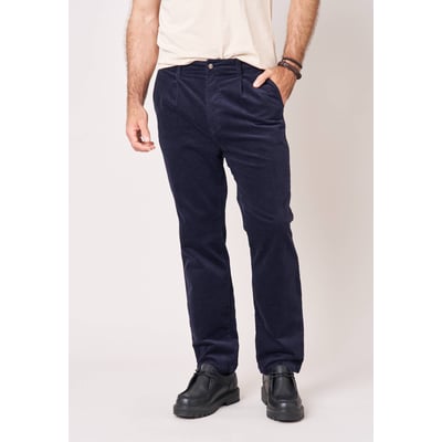 Pantalon regular homme en coton velours côtelé GORDY DEELUXE