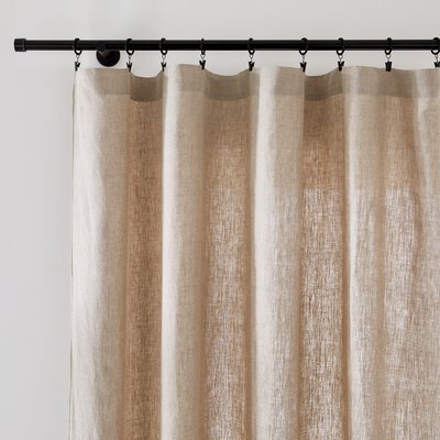 Onega Washed Linen Single Voile Panel LA REDOUTE INTERIEURS