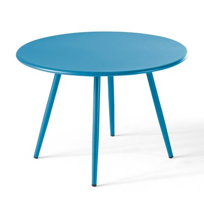 Table basse de jardin ronde 40cm en métal, PALAVAS OVIALA