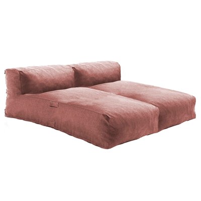 Salon de jardin modulable avec 2 méridiennes, MIXI OVIALA