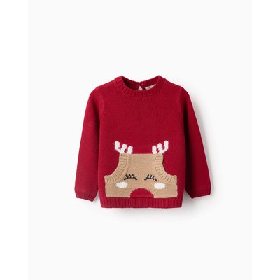Sweat avec jacquard renne, poche kangourou NOËL ZIPPY