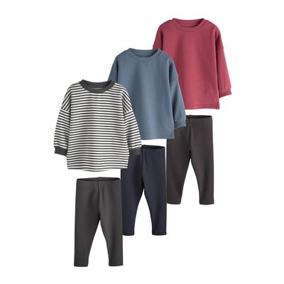 Ensemble haut ras du cou et legging, lot de 3 NEXT