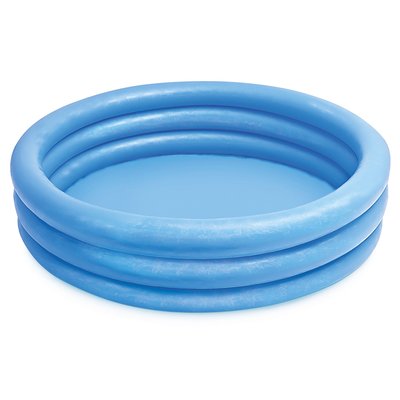 Piscine pataugeoire CRYSTAL BLUE de 1,44 m de diamètre INTEX