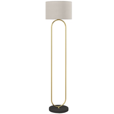 Lampadaire Métal Noir HOMCOM