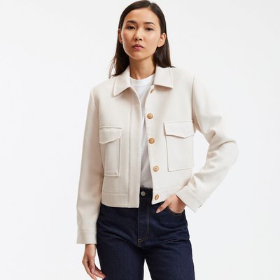 Giacca ampia e corta con bottoni LA REDOUTE COLLECTIONS