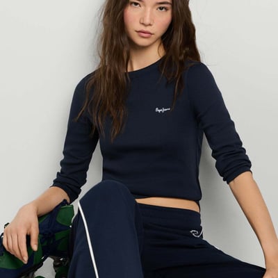 T-shirt manches longues, petit logo PEPE JEANS