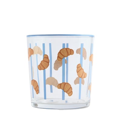 Verre claude the croissant club, lot de 4 NEXT