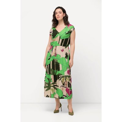 Robe maxi à motif palmiers, sans manches ULLA POPKEN
