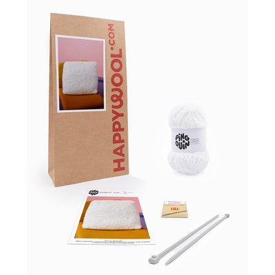 Kit Tricot Coussin Facile Doux PINGOUIN