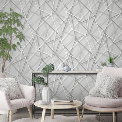 Papier peint graphique toile galactique HEXOA