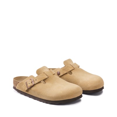 Sabots en cuir suedé Boston BIRKENSTOCK
