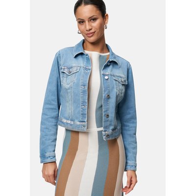 Jeansjacke blau mit knopfleiste ZERO