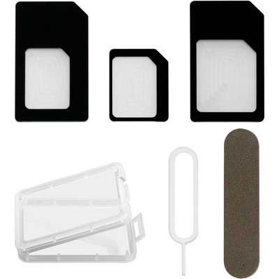 Adaptateur carte SIM Kit adaptateur SIM + Epingle d'ejection ESSENTIEL B