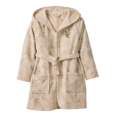 Peignoir de bain enfant GREEN JUNGLE, avec coton recyclé VERTBAUDET