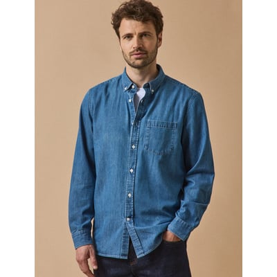 Chemise en jean  coupe contemporaine CYRILLUS