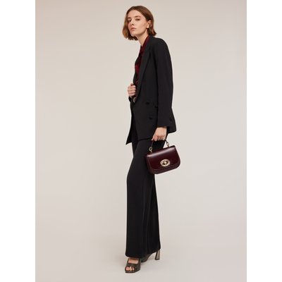 Pantalon large en envers satin de couleur unie MOTIVI