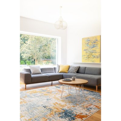 Distressed Abstract Pattern Rug SO'HOME