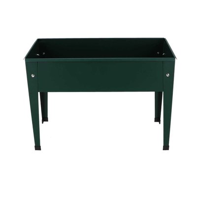 Carré potager en métal vert 62 x 29 x 45 cm JARDINDECO