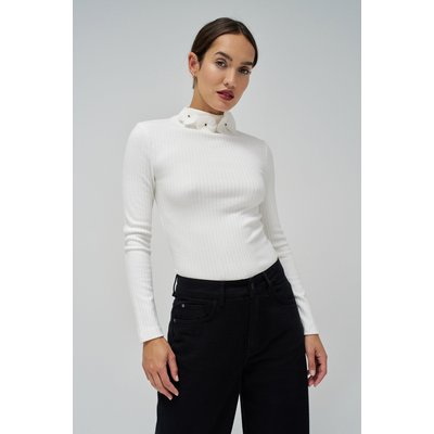 HAUT AVEC FLEURS SUR LE COL SALSA JEANS