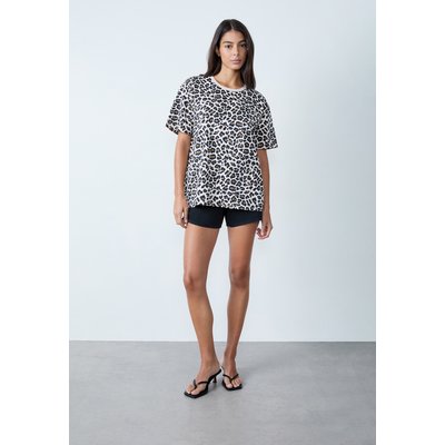 T-shirt manches courtes en coton motif léopard GAETAN ETAM