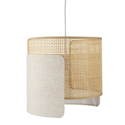 Suspension lin et bambou BOURGEON DECORATIE
