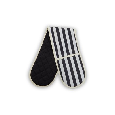 Cotton Double Oven Glove in Stripe SO'HOME