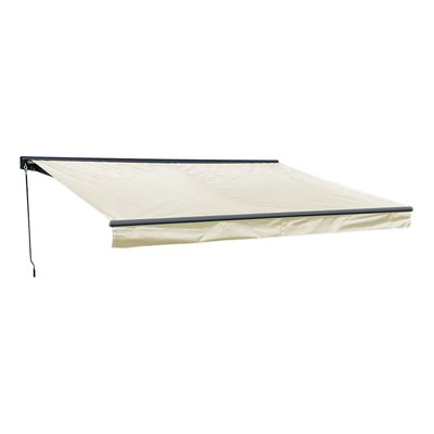 Store banne, semi-coffre, 3,95x3m, SAULE HAPPY GARDEN