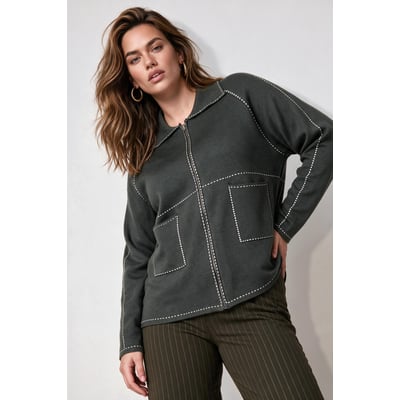 Cardigan col chemise ULLA POPKEN