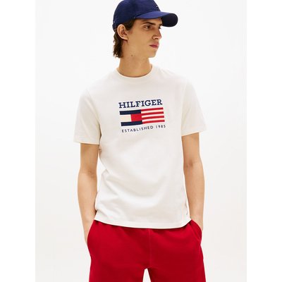 T-shirt met korte mouwen en vlag TOMMY HILFIGER