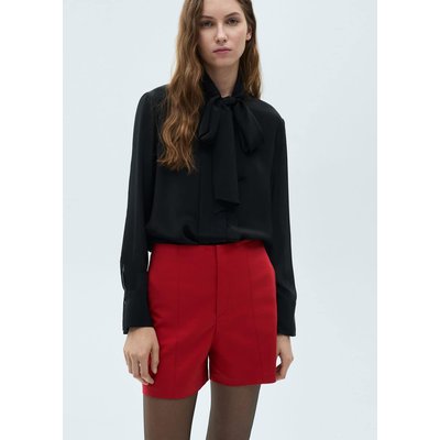 Short coton taille haute MANGO