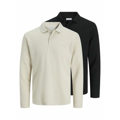 Lote de 2 polos de mangas compridas JACK & JONES