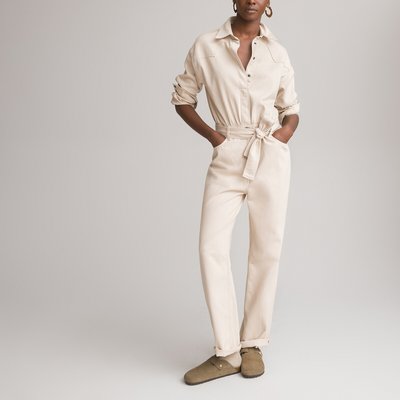 Combinaison manches longues en denim LA REDOUTE COLLECTIONS