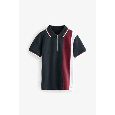 Polo motif colour block à manches courtes NEXT