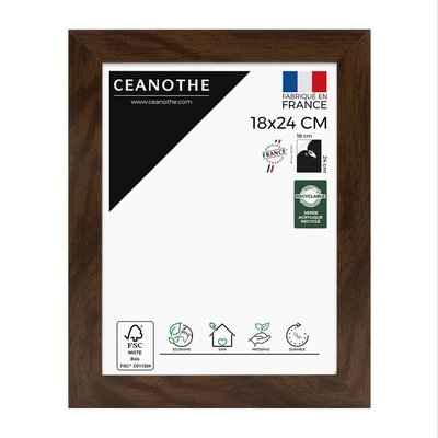 Cadre Photo Design 18x24 Cm Bois Reconstitué Fsc ETERNEL CEANOTHE
