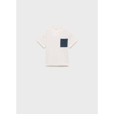 T-shirt coton empiècement MANGO BABY