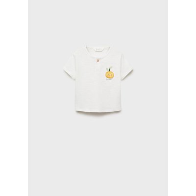 T-shirt coton motif en relief MANGO BABY