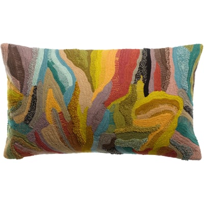 Coussin brodé Esquisse Perlée EDEN