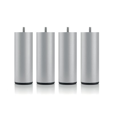 Jeu de pieds de lit cylindriques en métal (lot de 4) BELLECOUR