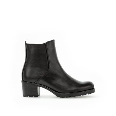 Bottines en cuir lisse à talon décroché GABOR