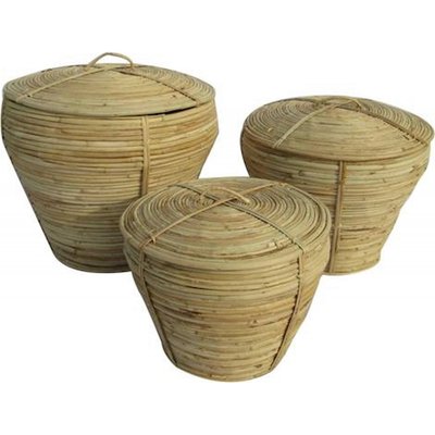 Panier en rotin (lot de 3), Tropical RECOLLECTION
