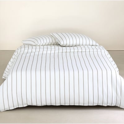 Drap housse en satin de coton vert, B RAY BOSS HOME