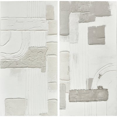 tableau abstrait relief   et  pour décoration murale RECOLLECTION