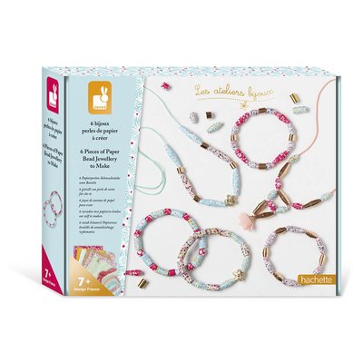 Kit Créatif - 6 Bijoux Perles De Papier À Créer JANOD