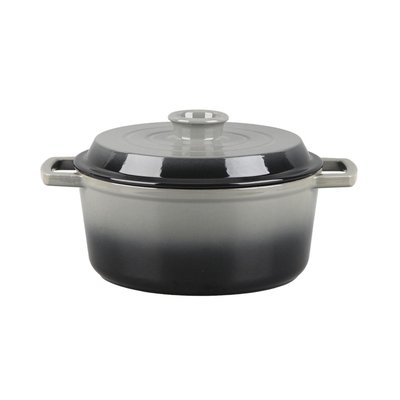 Cocotte en fonte ronde 25cm - "Masseiron Ardoise" LAGUIOLE CUISSON